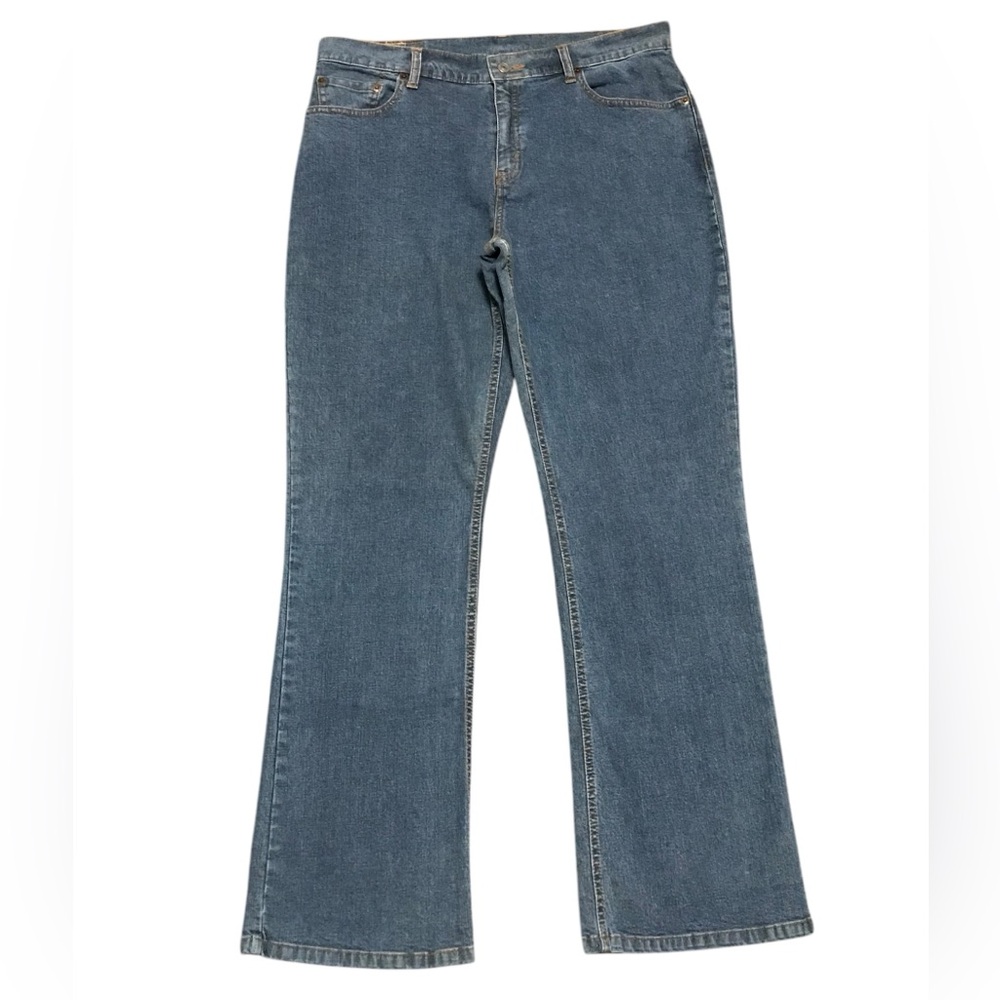 Vintage Levi’s Levi Strauss Relaxed Size 14M Medium Wash Jeans Orange Thread